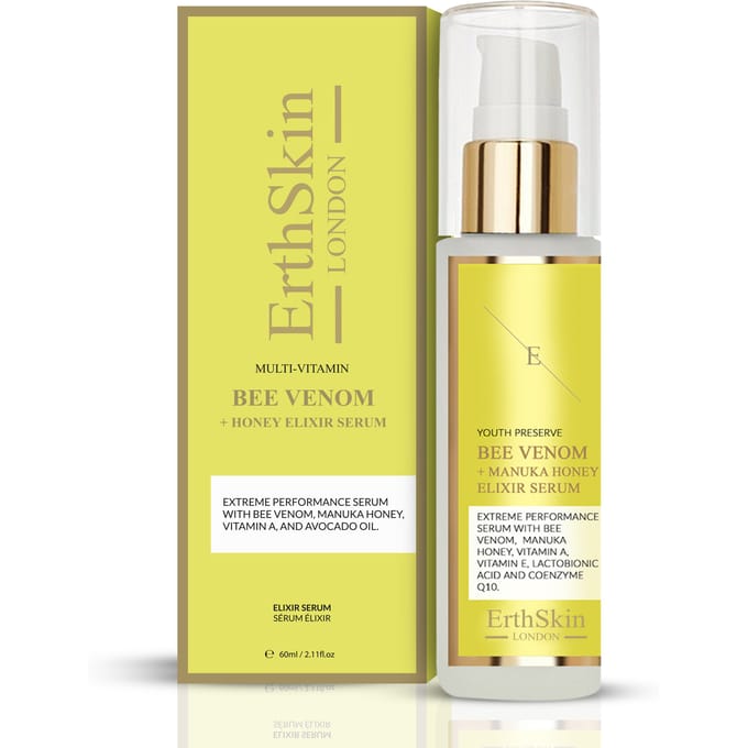 ErthSkin London Bijenaders + Manuka Honing Elixir Serum 60