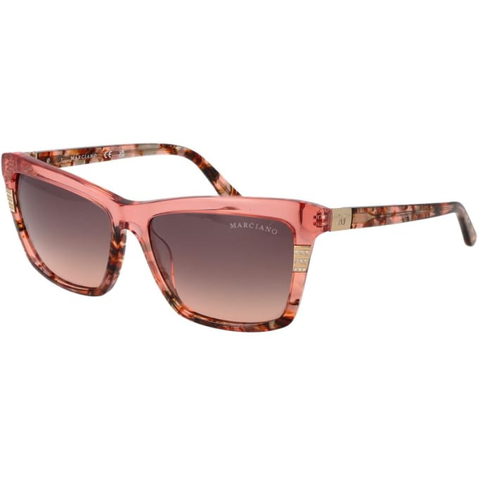 Guess Marciano Gm00010 Dames Zonnebril Roze Gradient Brown Man