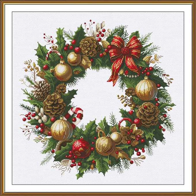 Borduurpakket Nova Sloboda - Christmas Mood - Kerststemming