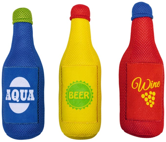 Beeztees drijvend hondenspeelgoed Drankje Assorti 1st