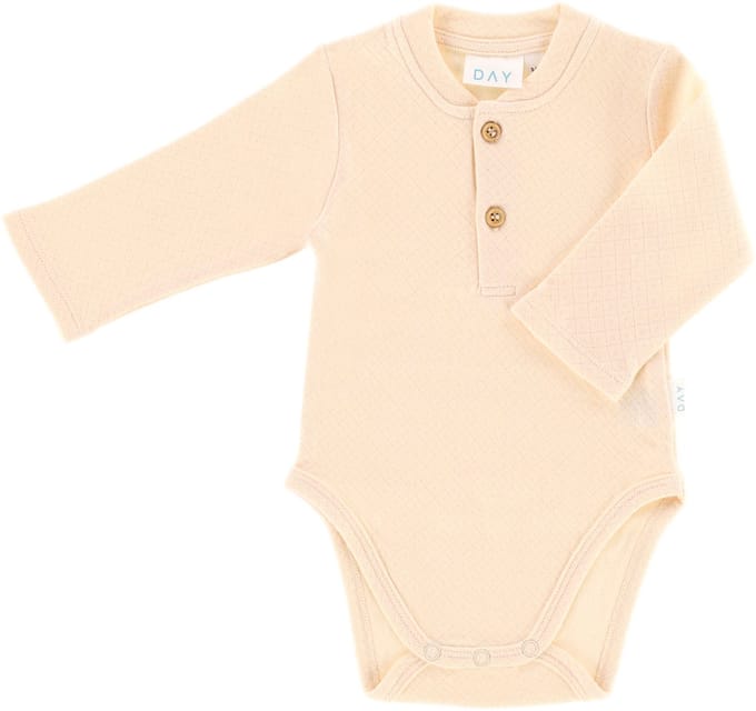 DAY Romper Met Knoopjes - Apricot - Maat 62/68