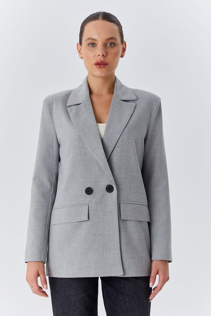 Langarmige Knopen Blazer