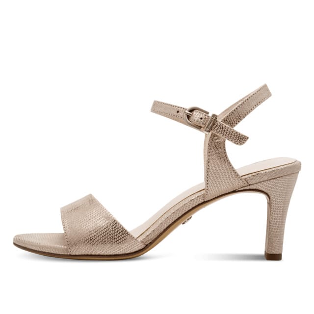 Tamaris dames sandalen met hak goud - Maat 37