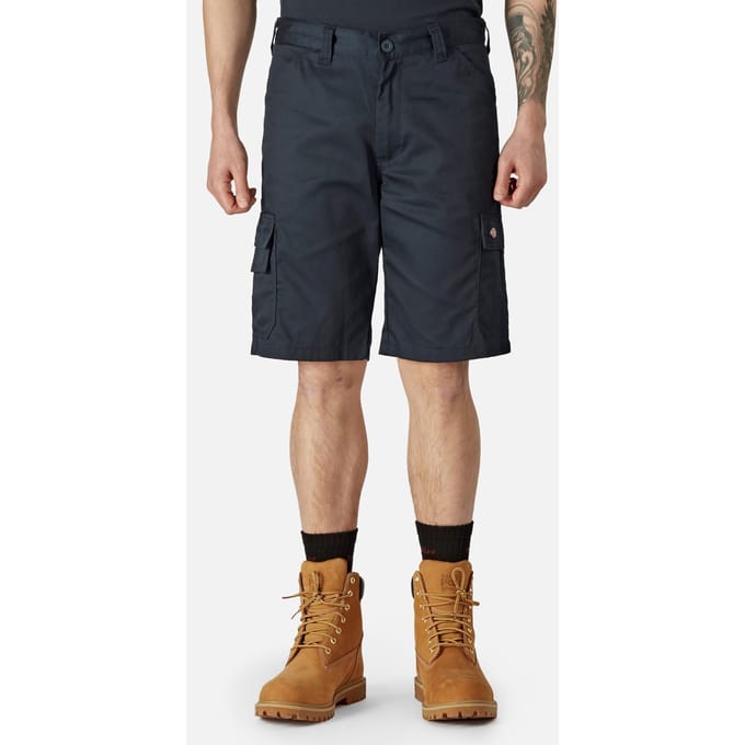 Dickies Everyday Polyester Heren Blauwe Knielange Shorts