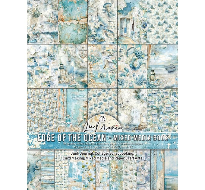 Ciao Bella Mixed Media Book "Edge of the Ocean"