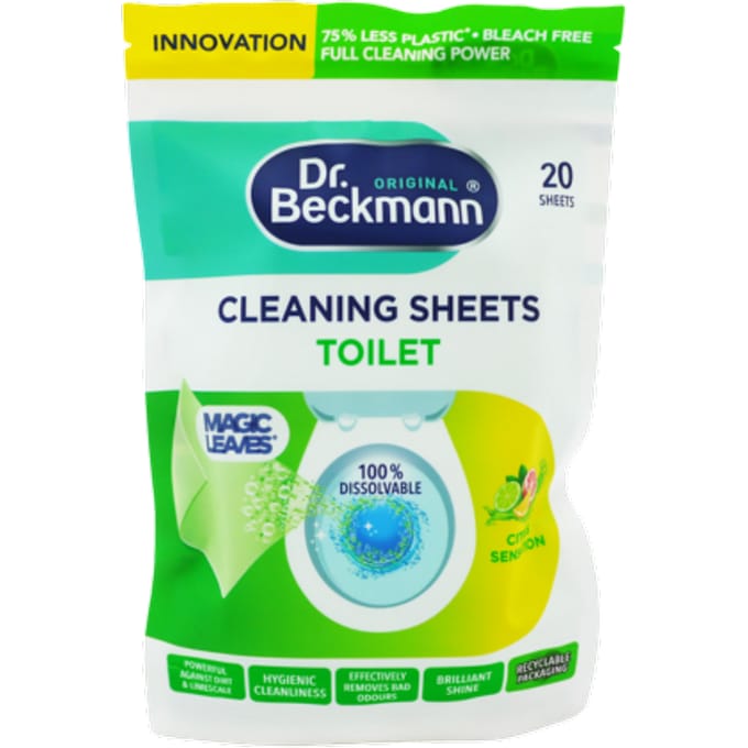 Dr. Beckmann Toilet Cleaning Sheets Citrus Sensation 20 st