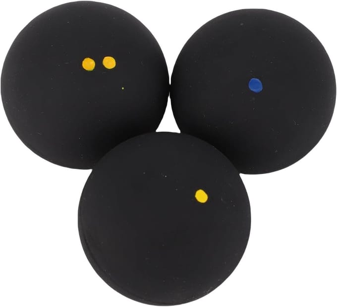 Squashbal Set - Trainingsballen - Sport Oefenen - Variabele Snelheid - 3 Stuks - Meerdere Kleuren