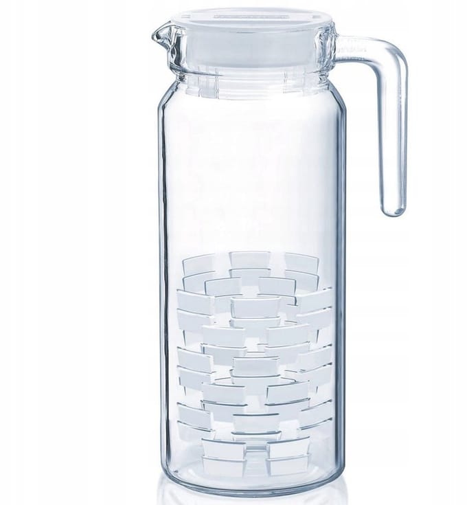 Luminarc Cheo Glazen Kan met Deksel 1.3L - Stijlvol en Functioneel