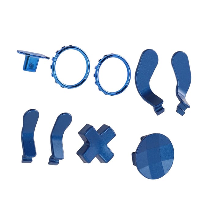Metalen Thumbsticks Professioneel 15-in-1 Gaming Accessoire Vervanging voor Xbox One Elite Series 2 blauw