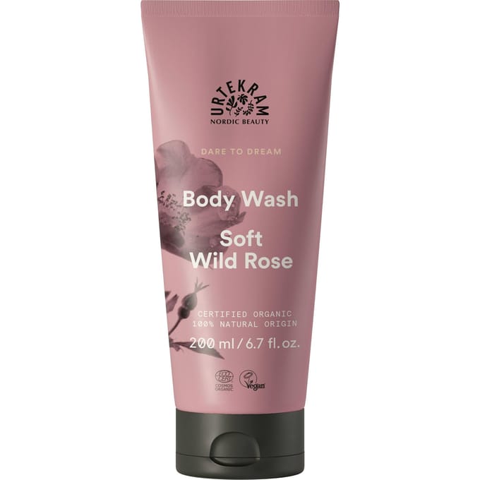 Urtekram Soft Wild Rose Lichaamswas Reiniging Dames 200 ml
