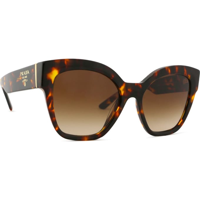Prada PR17ZS VAU6S1 honing schildpad bruin gradiÃ«nt zonnebril