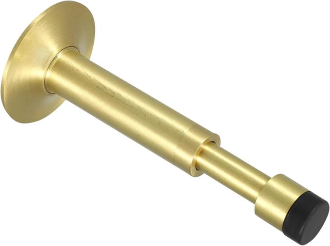 Hydraulische Deurstopper - Deurstop Metaal - Deuren Dempen - Stijlvolle Wandmontage - 11.2 cm Lengte - Goud