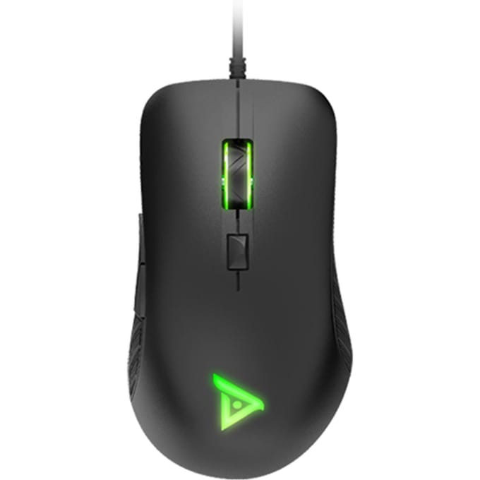 TAIOU USB bekabelde gamingmuis RGB LED-licht E-sportmuis Verstelbaar 600DPI-6000DPI voor laptop zwart