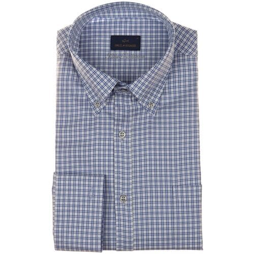 Paul & Shark Overhemd Silver Collection Cotton Twill Licht Blauw / male