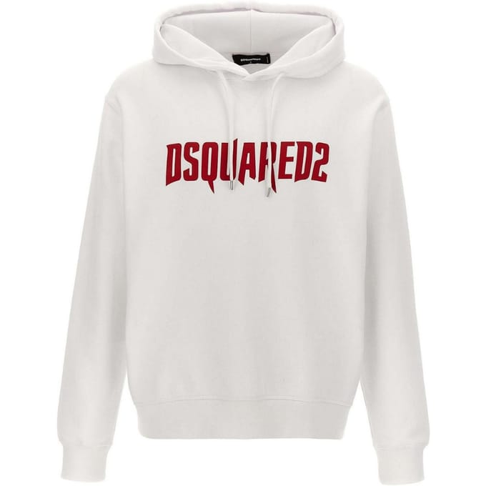Dsquared2 Horror Logo Witte Hoodie