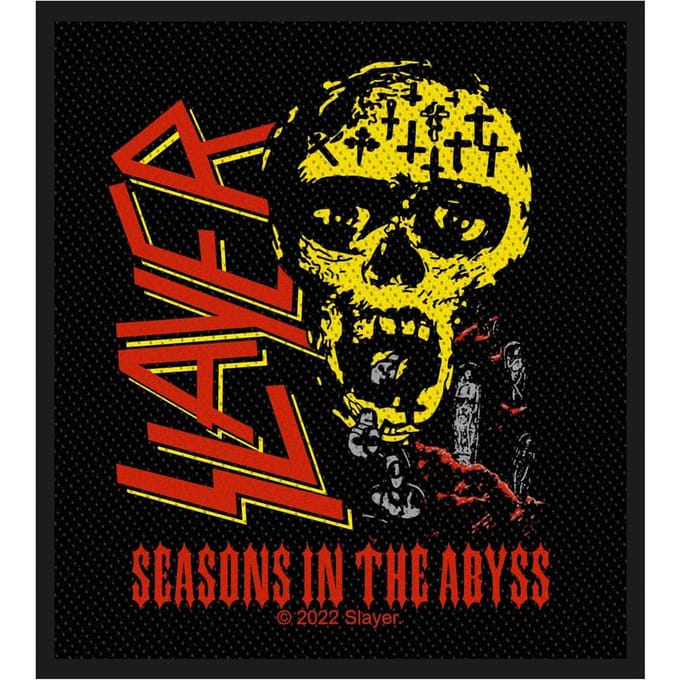 Slayer Seasons In The Abyss Unisex Patch - meerkleurig - Standard