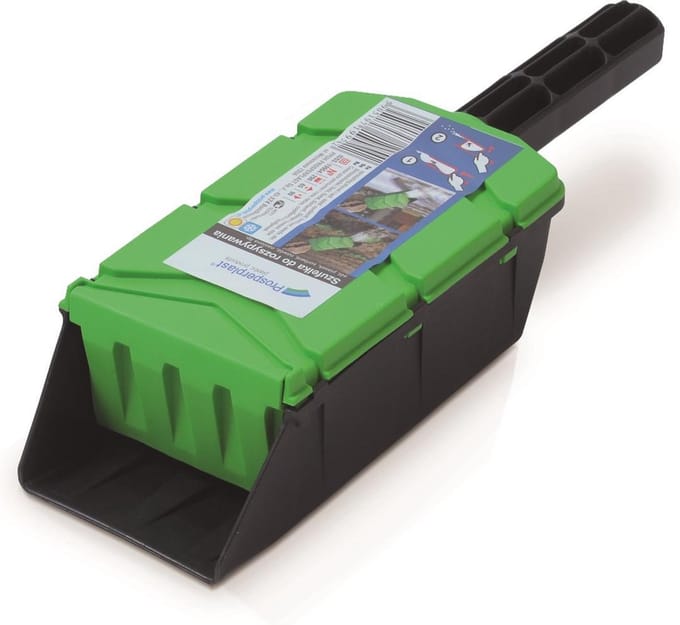 Prosperplast - ISSS-B333 - Doseerschep, strooischep - Sharkie - Groen - Kunststof