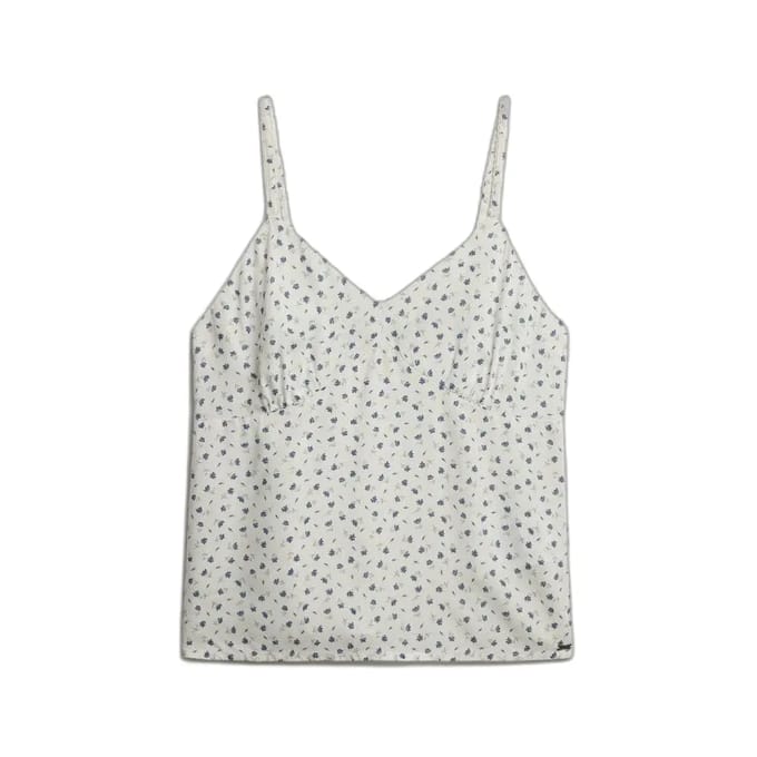 Superdry Cami Top White Grootte: 44