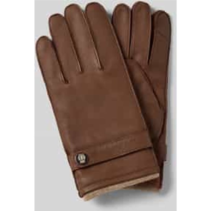 Roeckl Wilhelmshaven Handschoenen Leder - Jongens - saddlebrown
