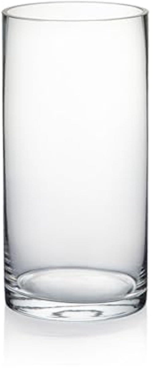 Cilinder Glazen Vazen 4 inch - 8 inch Hoogte