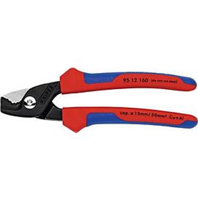 KNIPEX StepCut, Kabelscharen met getrapte snijrand