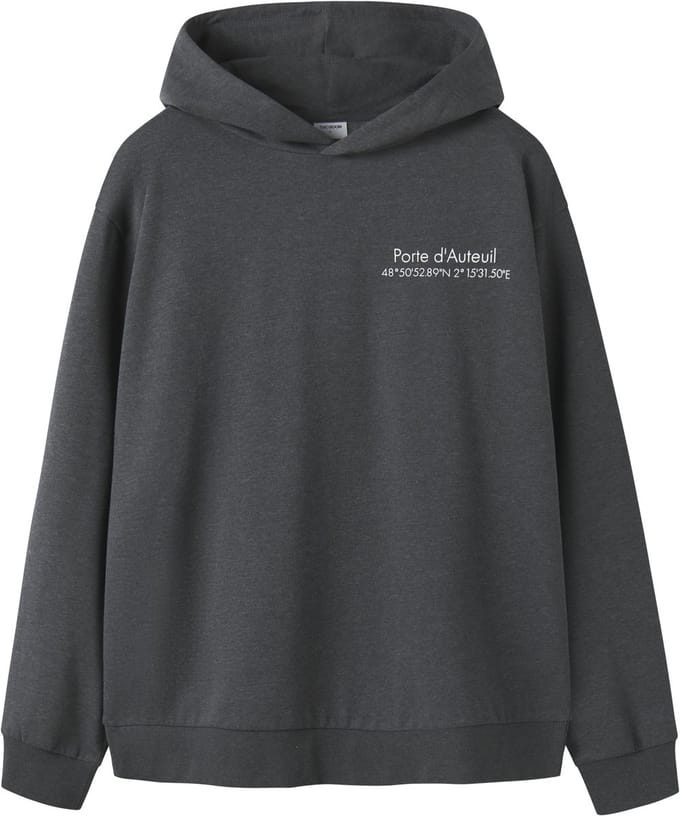 NAME IT - TAMCOX LS HOOD LOGO SWEAT BRU NOOS - Heren - Sweaters