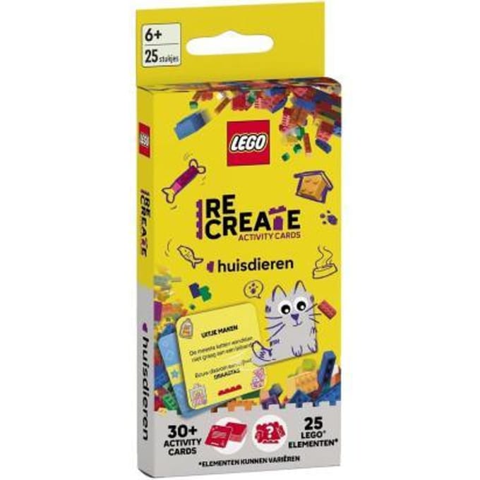 Lego Recreate Activity Cards: Huisdieren - Lego Recreate Activity Cards