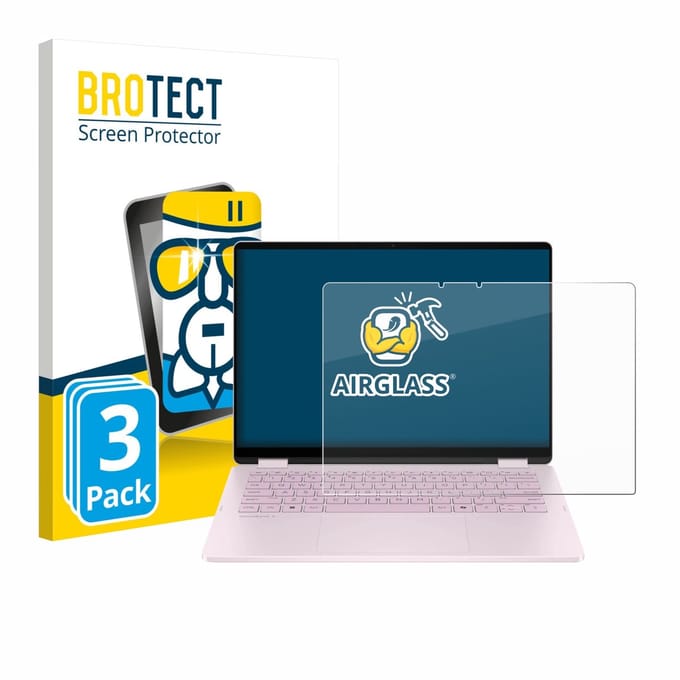 Screenprotector 3 Stuks voor HP OmniBook 5 Flip 14 14-fp0153ng Beschermglas transparant