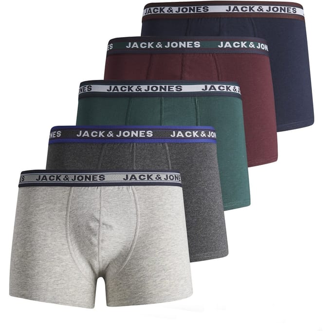 JACK & JONES- JACOLIVER TRUNKS 5 PACK NOOS JNR - Jongens - Trunks