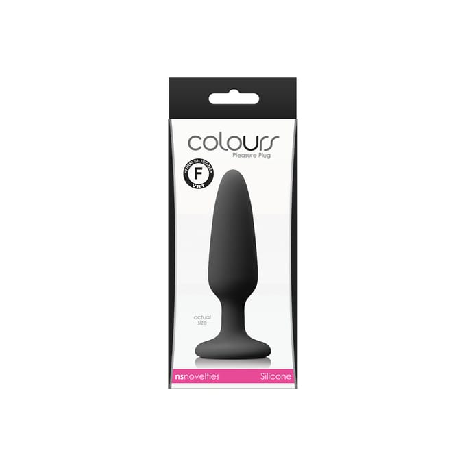 NS Novelties - Colors Pleasures Small Plug - Anal Toys Buttplugs Zwart