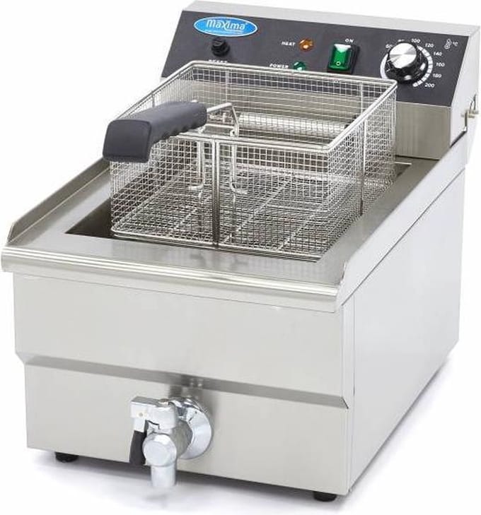 Frituurpan - 16 L - 1 Mand - met Tapkraan