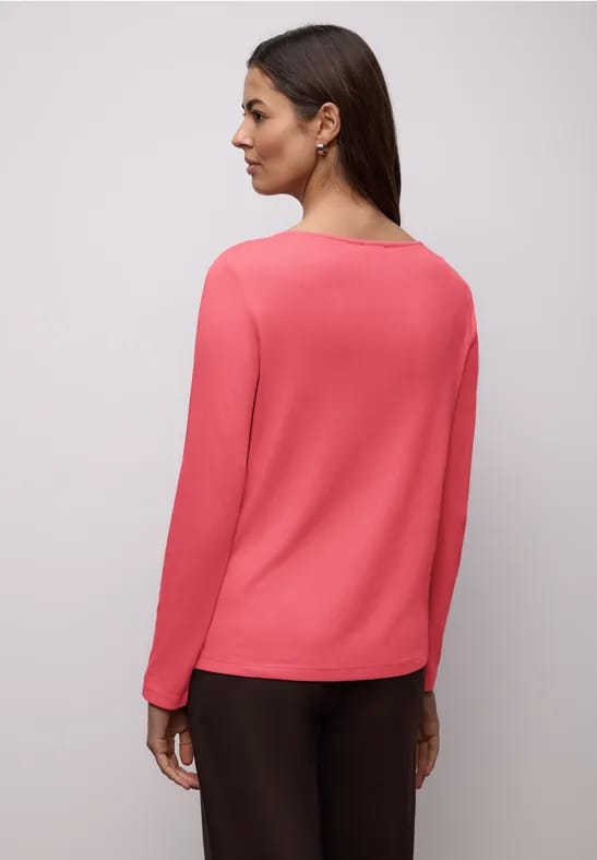 Shirt in effen kleur