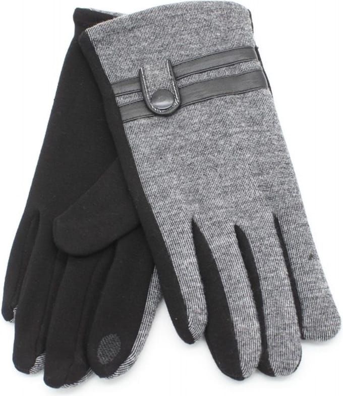 Handschoenen - Unisex - One Size - Touchscreen Tip - Grijs