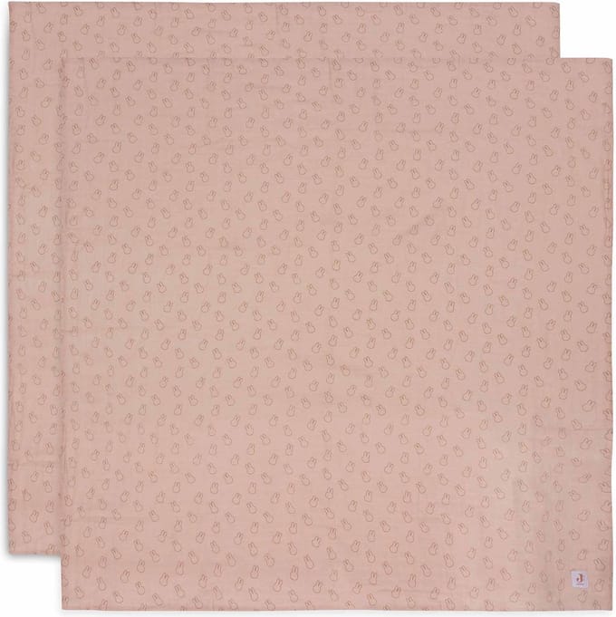 Jollein Hydrofiele Doek Large 115x115cm Miffy Silhouettes W.Rose(2p)