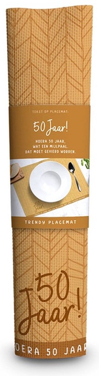 Trendy Placemat  50 jaar