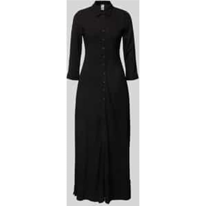 Maxi-jurk van pure viscose model 'Savanna'