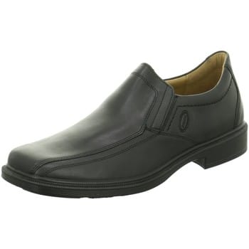 Jomos Zwarte Mocassin Leder Lijnen maat 39