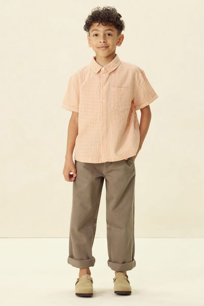 Sissy-Boy - Bruine pull on broek met aantrekkoorden