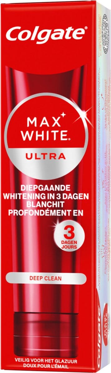 Colgate Max White Ultra Deep Clean Whitening Tandpasta 75ml