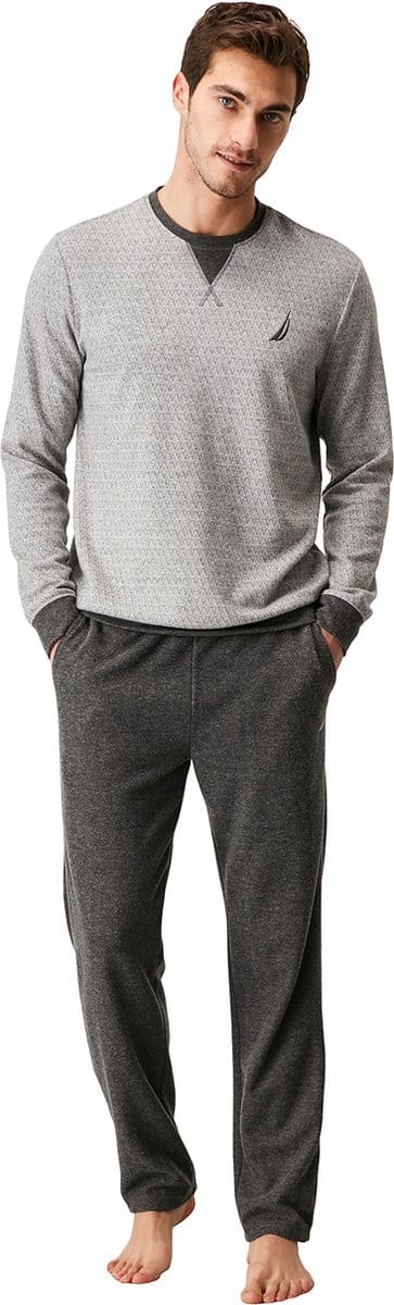 Nautica - Heren Pyjama Set, Lange Mouwen - S