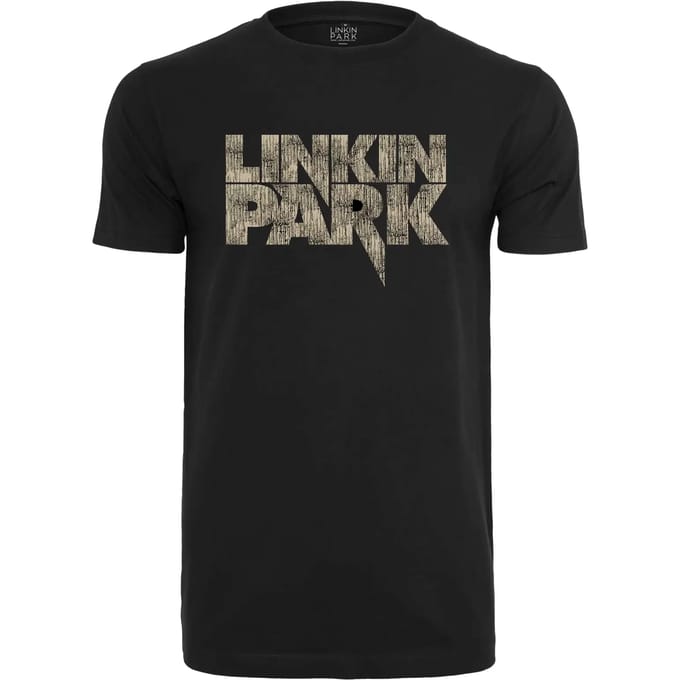 Merchcode Linkin Park - Linkin Park Distressed Logo Heren Tshirt - M - Zwart