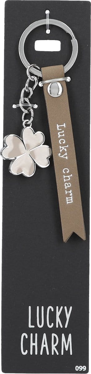 Depesche - Sleutelhanger "Do not forget me!" - motief 099 met de tekst "Lucky Charm"