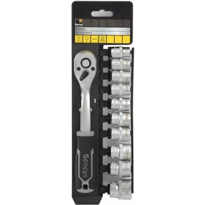 Sencys Dopsleutelset – 11 Stuks