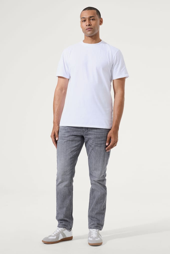 GARCIA Savio Heren Slim Fit Jeans Grijs