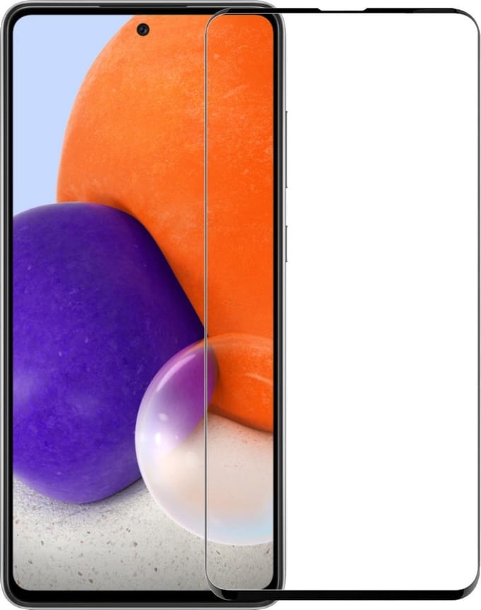 Screenprotector - Geschikt voor Samsung Galaxy A72 - Full Cover - Gehard Glas - Beschermglas - Tempered Glass - Screen Protector
