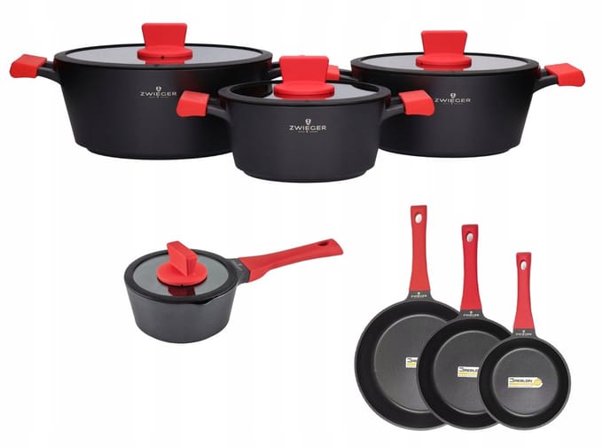 Zwieger Obsidiaan Pannenset 11-delig - Inductie & Gas