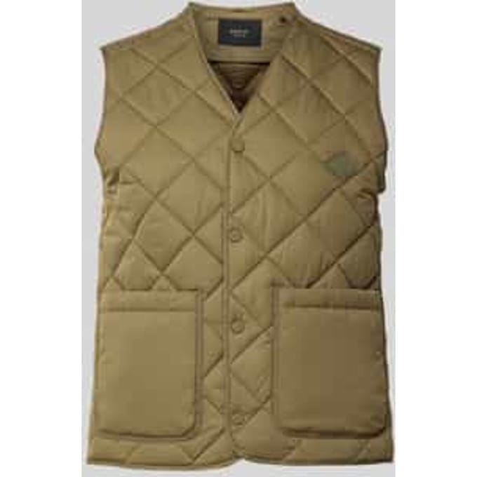 Bodywarmer met drukknoopsluiting