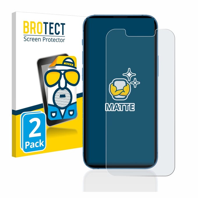 BROTECT - Screenprotector voor Apple iPhone 13 mini - Folie Beschermfolie matte 2 Stuks