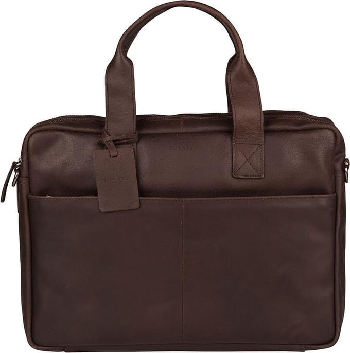 BURKELY Vintage Jesse Laptoptas 15.6 inch - Heren - Bruin