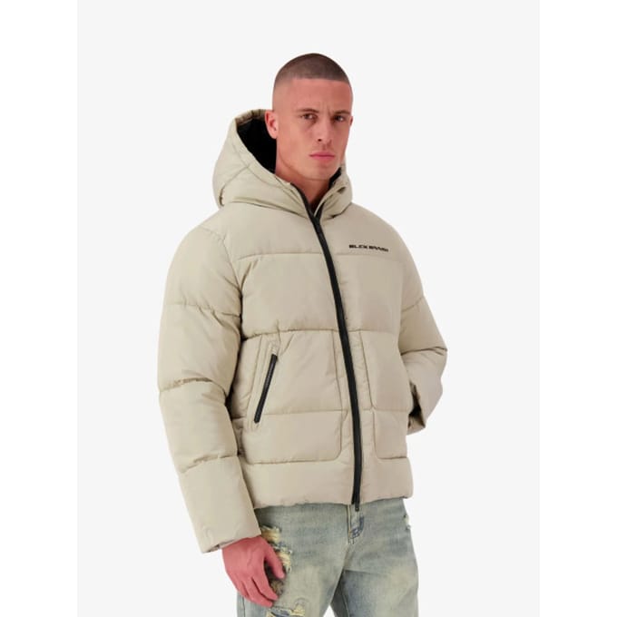 Black Bananas Heren winterjas block puffer